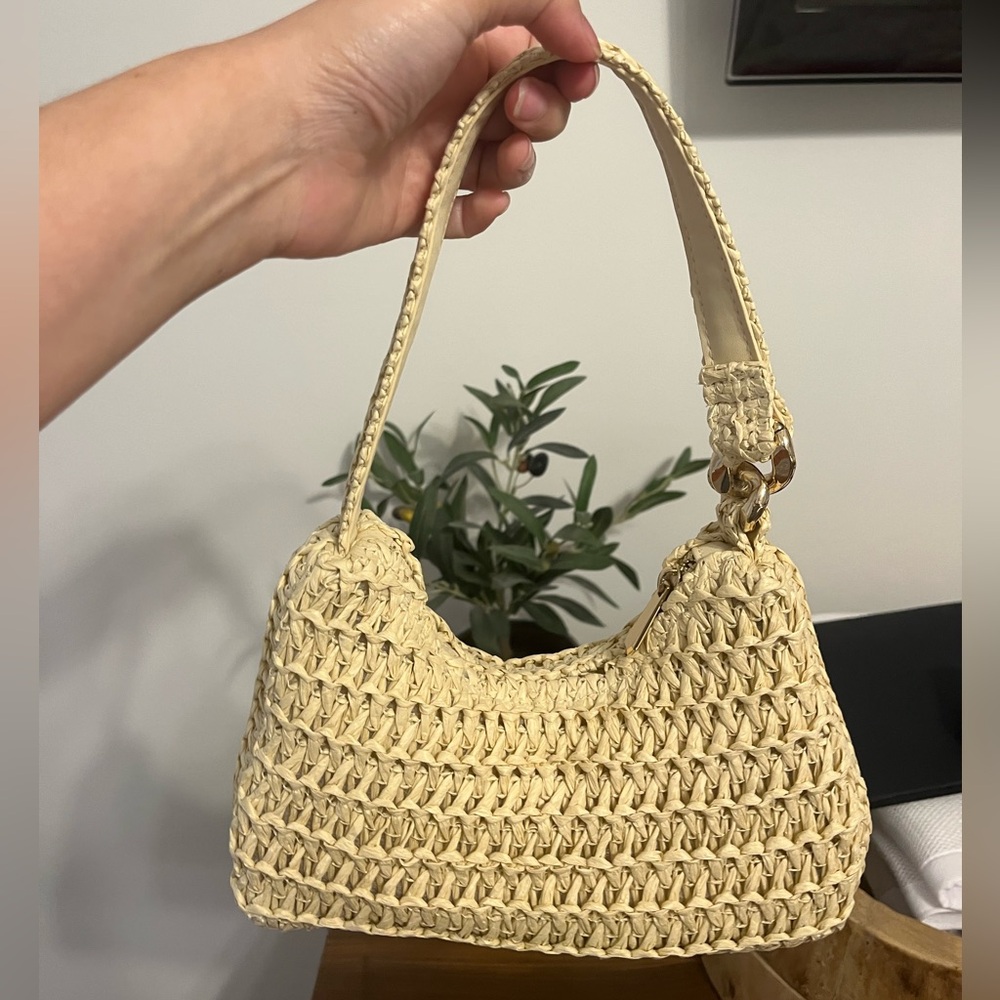 H&M straw mini bag
